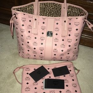 mcm handbag pink